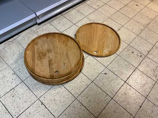 Wooden trays (7x)