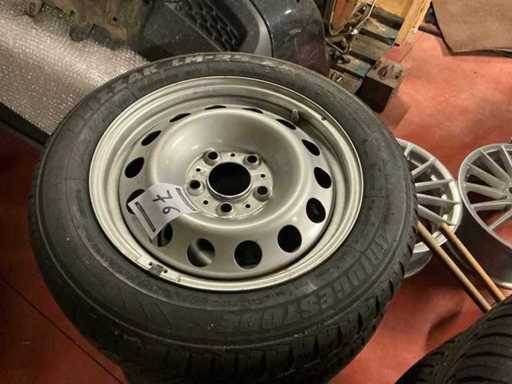 Velg met winterband (4x)