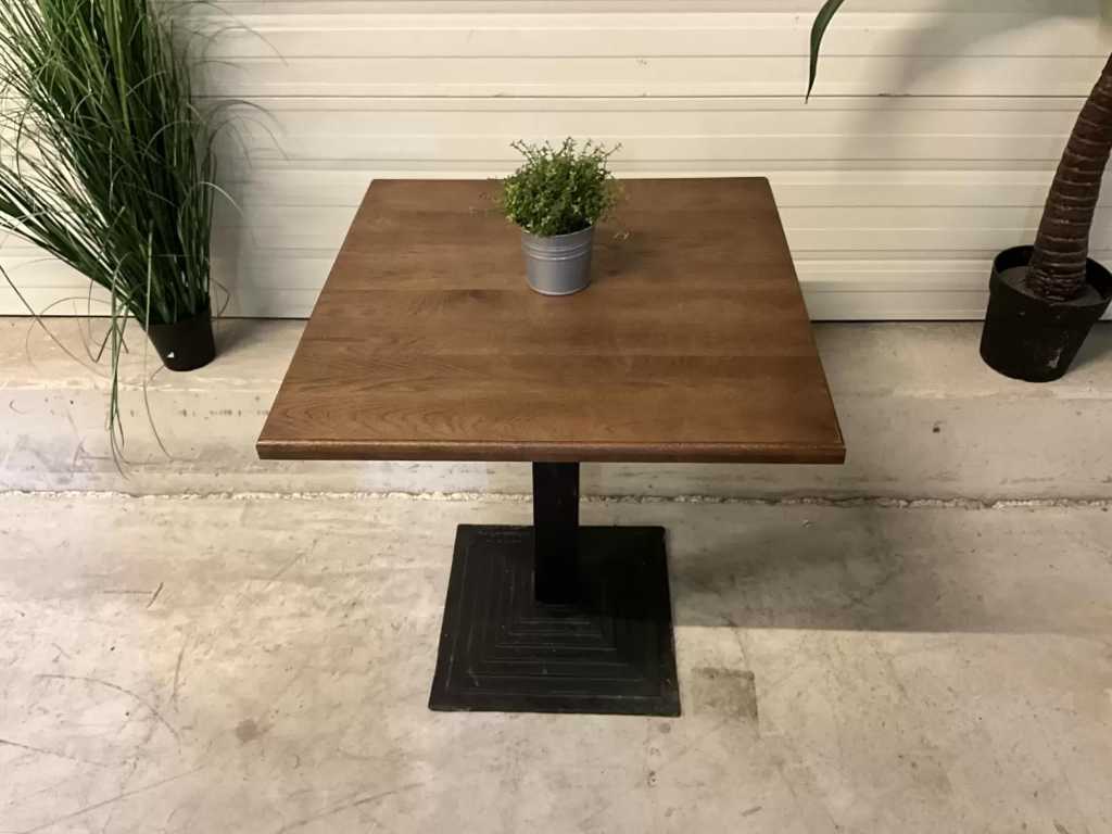 Vierkant houten tafelblad (70x70 cm) (10x)