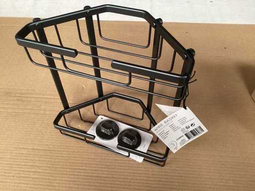 Suportul de duș autoadeziv Differnz, metal de armă (6x)