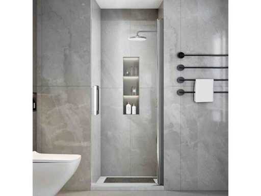 Revital R-QP-G80S-R porta incernierata per la doccia 80cm