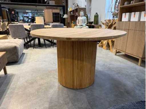 Teak ronde tafel