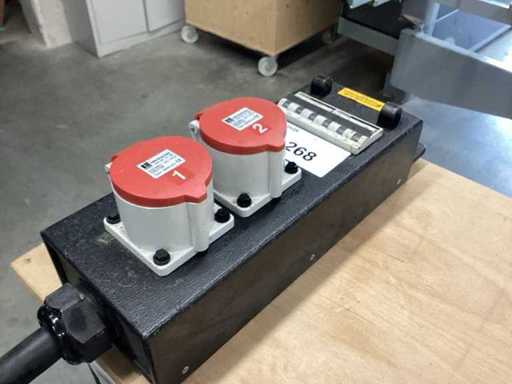 63 A CEE naar 32A CEE Fase Stroomverdeler, Stroomverdeler, Distributiekast