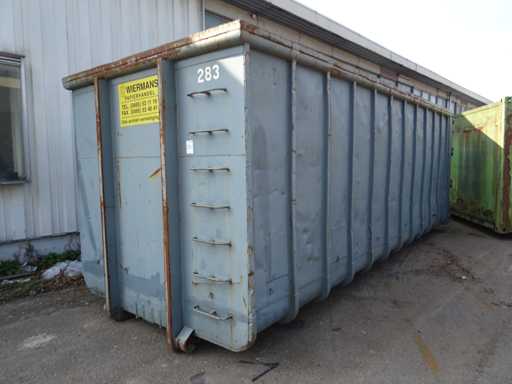 Kabel open afzetcontainer