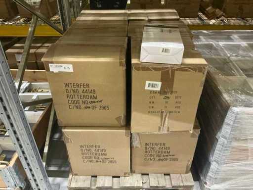 Denver Door handle set long shield WC 63/8mm (120x)