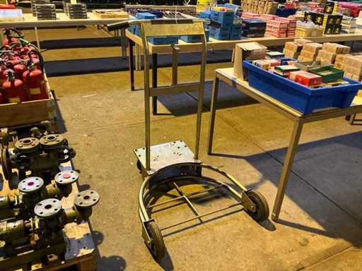 Drum transport trolley