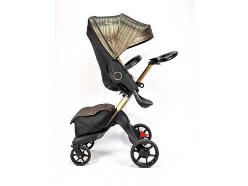 Stokke XPLORY X Ltd. Gold Black - Luxe kinderwagen