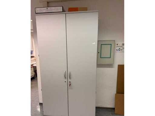 PALMBERG - Aktenschrank / Industrieschrank grau 120x80x240