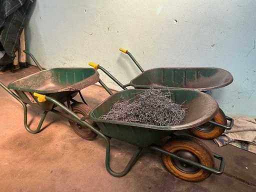 Plaatstalen kruiwagen (6x)