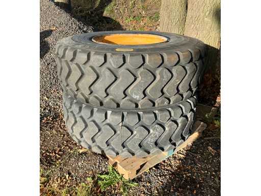 Beltyre met velg JCB Band, wiel en velg (2x)