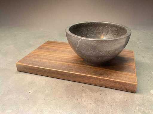 Bluestone Fountain Bowl mit Regal