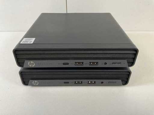 HP ProDesk 400 G6, Core(TM) i3 10a generazione, 8 GB di RAM, 256 GB NVMe Mini Desktop (2x)