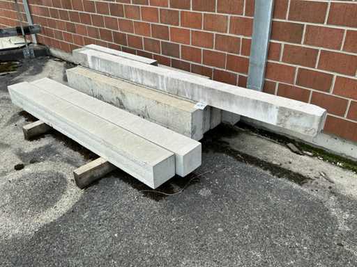 Concrete lintels post