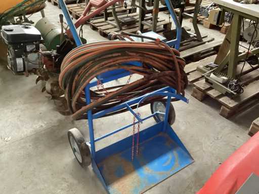 Welding cylinder trolley