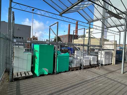 Verzinktes Palettenregal 8 m