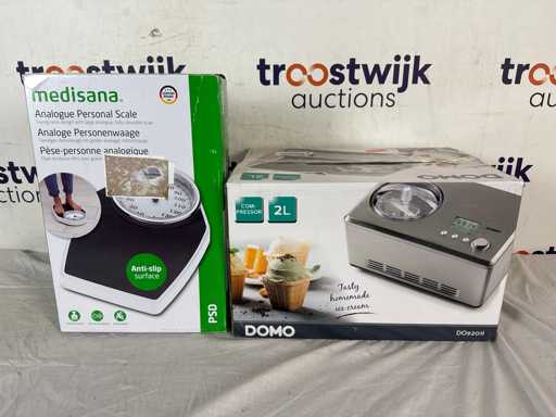 DOMO DO9201I IJsmachine | Medisana PSD Personenweegschaal