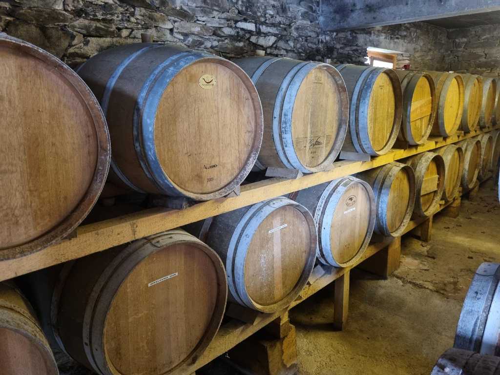 Wine vinegar from 2009 in wooden barrels (4x)