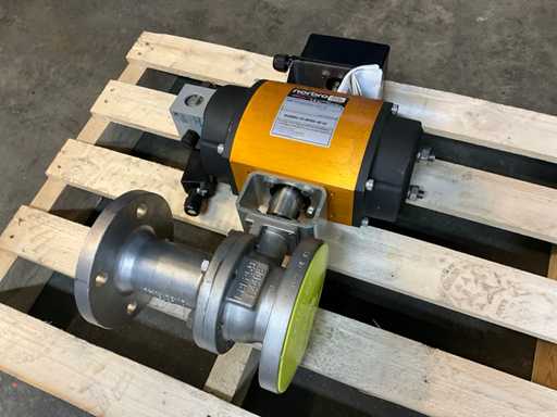 Norbro Stainless steel valve 1.4408 with actuator (4x)