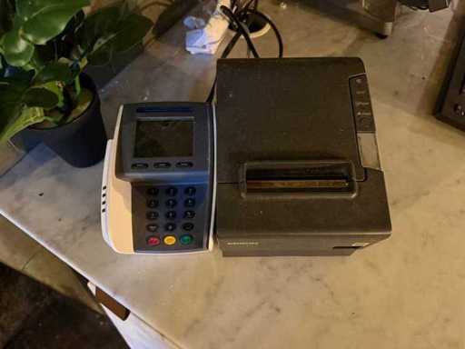Terminal broche avec imprimante de reçus