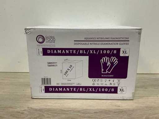 Globalne rękawice higieny żywności (2000x)