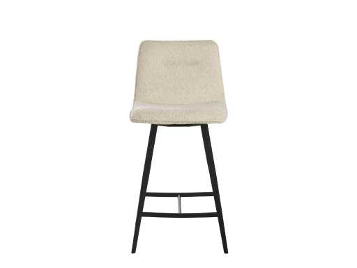 Design Bar stool beige chenille (4x) 