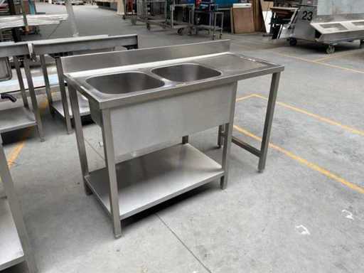 Spoelbak dubbel
