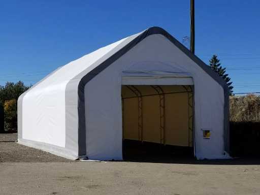 2025 Rhino-Cross-Shelter 5010023DP 30,5x15,25x7,015 m Tenda di stoccaggio / Shelter di stoccaggio