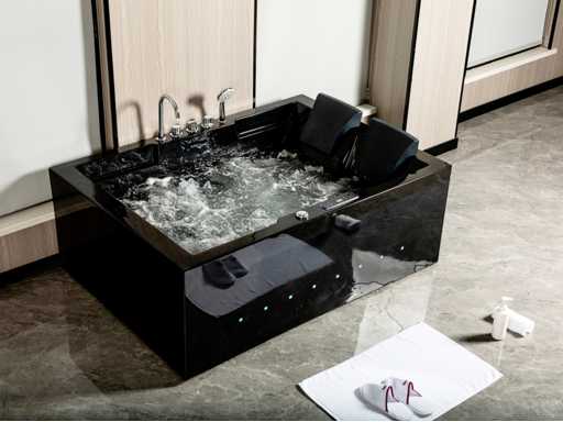 Bubbelbad - RVS frame en acryl bad - Vonato - Velera