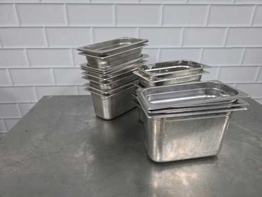 Plateau gastronorme en acier inoxydable (20x)