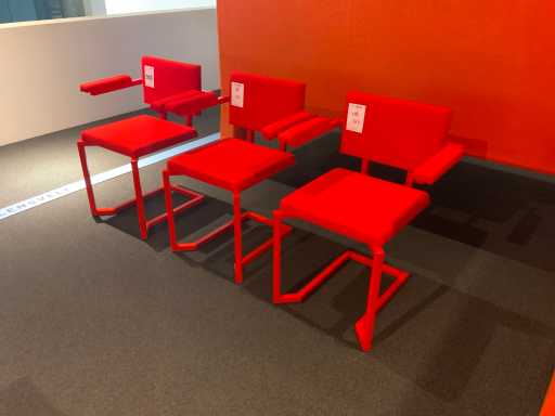 Lensvelt Tube avec accoudoirs « Atelier van Lieshout » Chaise cantilever (3x)