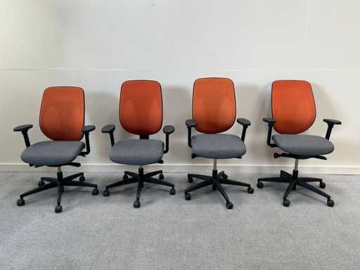 GIROFLEX - 353 - Desk Chairs (4x)