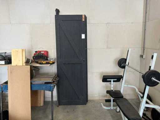 Porta scorrevole in legno (3 volte)