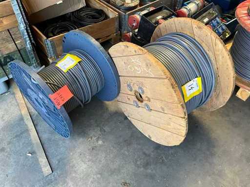 Draka Kabel op haspel (2x)