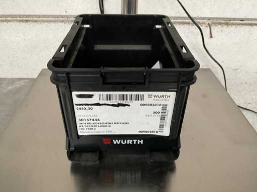 Würth 2,55 kg Vis à tête de bouton basse avec bride M8 x 16 pouces seau empilable