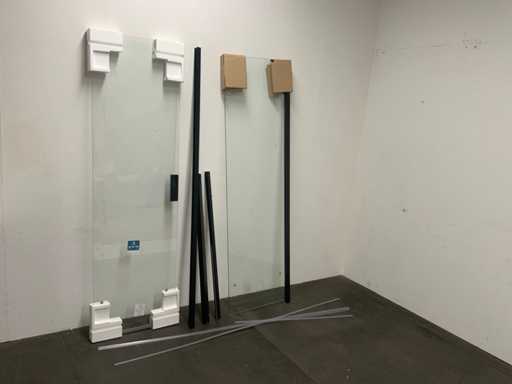 Novellini - Zephyros 2P - Douche & badwand schuifdeur