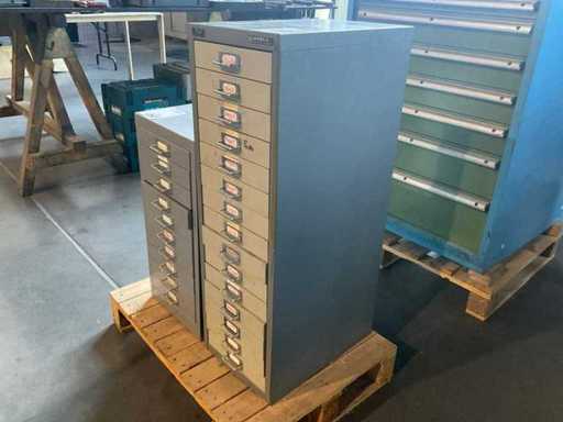 Szafka wieloszufladowa (2x)