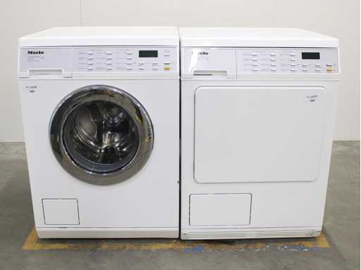 Miele W 5973 SoftCare System Wasmachine & Miele T 8663 C SoftCare System Wasdroger