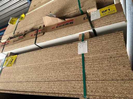 Melamin-Beschichtung – Spanplatte 1940 x 2070 x 16 mm. Espresso-Eiche (24x)