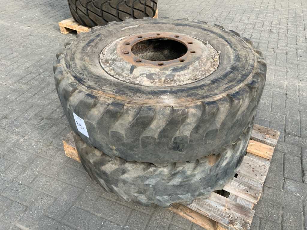 Agritire Tire with rim (2x)