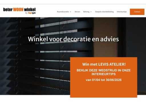 Direct sale - handelsfonds Tapigro - Interieurwinkel met schildersafdeling