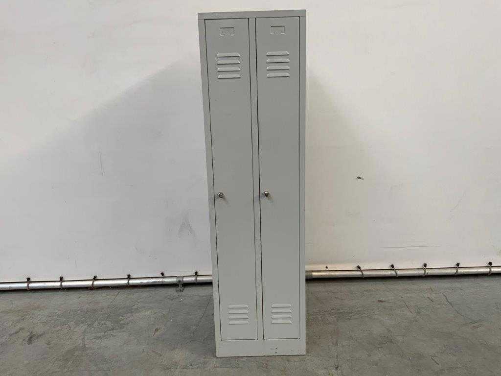 Schließfachschrank 2 Türen 50x60x180cm