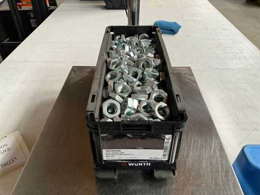 Écrou hexagonal Würth 16,39 kg M20x1,5 dans un contenant empilable