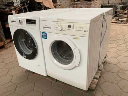 Waschmaschinen 1x Siemens, 1x Bosch, Tumbletrockner, 1x Bosch, 1x Siemens (4x)