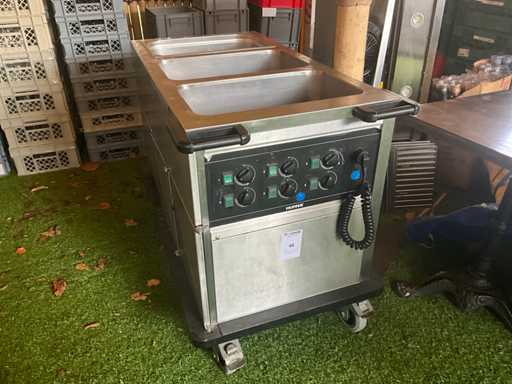 Hupfer Au-bain-marie with warming cabinet