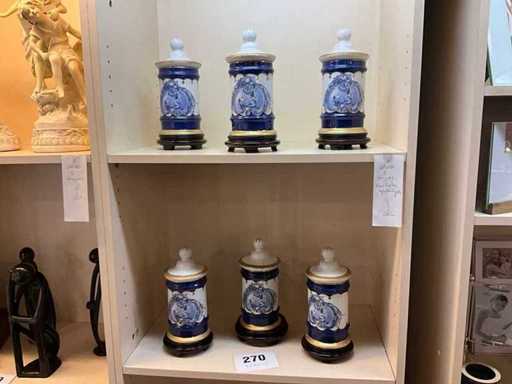 Broccante pharmacy jar set (6x)