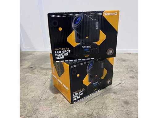 BeamZ - Panther 40 - LED Spot Moving Heads (2x)