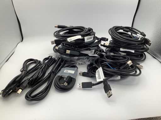 USB Printerkabels Pc- & netwerkkabel (24x)
