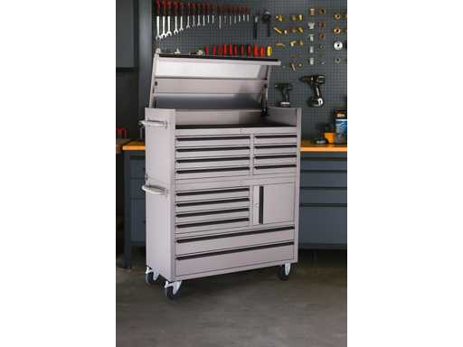 Field Industries 4114 Inox RVS Premium Werkplaatskast