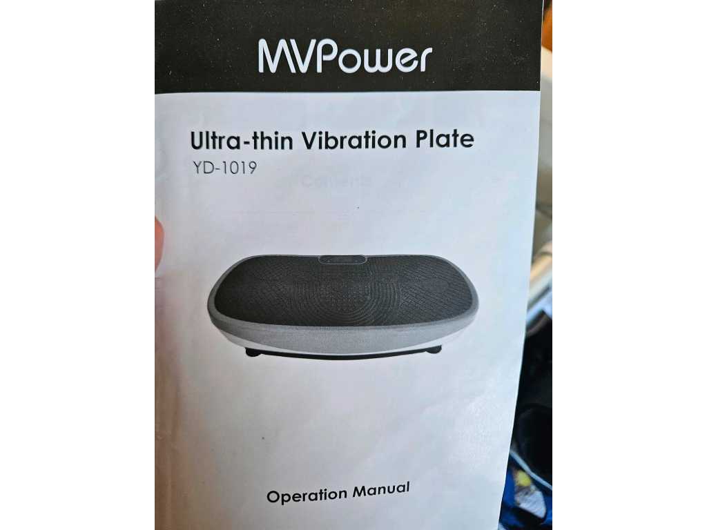 2 x Plateformes vibrante MVpower ultra-mince YD-1019