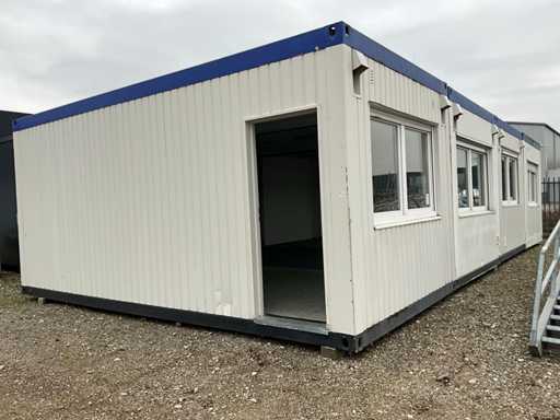 Semi-detached construction unit